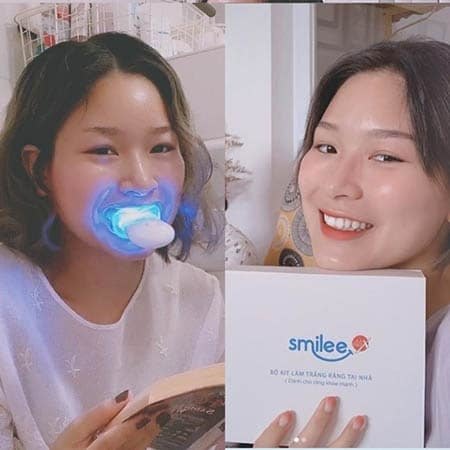 Theo như cam kết của Smilee Việt Nam thì bộ kit này sẽ giúp răng trắng lên từ 2 -6 cấp độ.