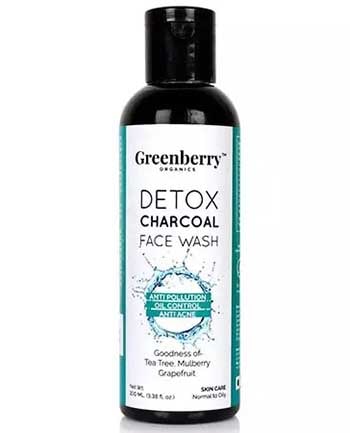 Sữa rửa mặt cho da dầu Greenberry Organics Detox Charcoal Face Wash